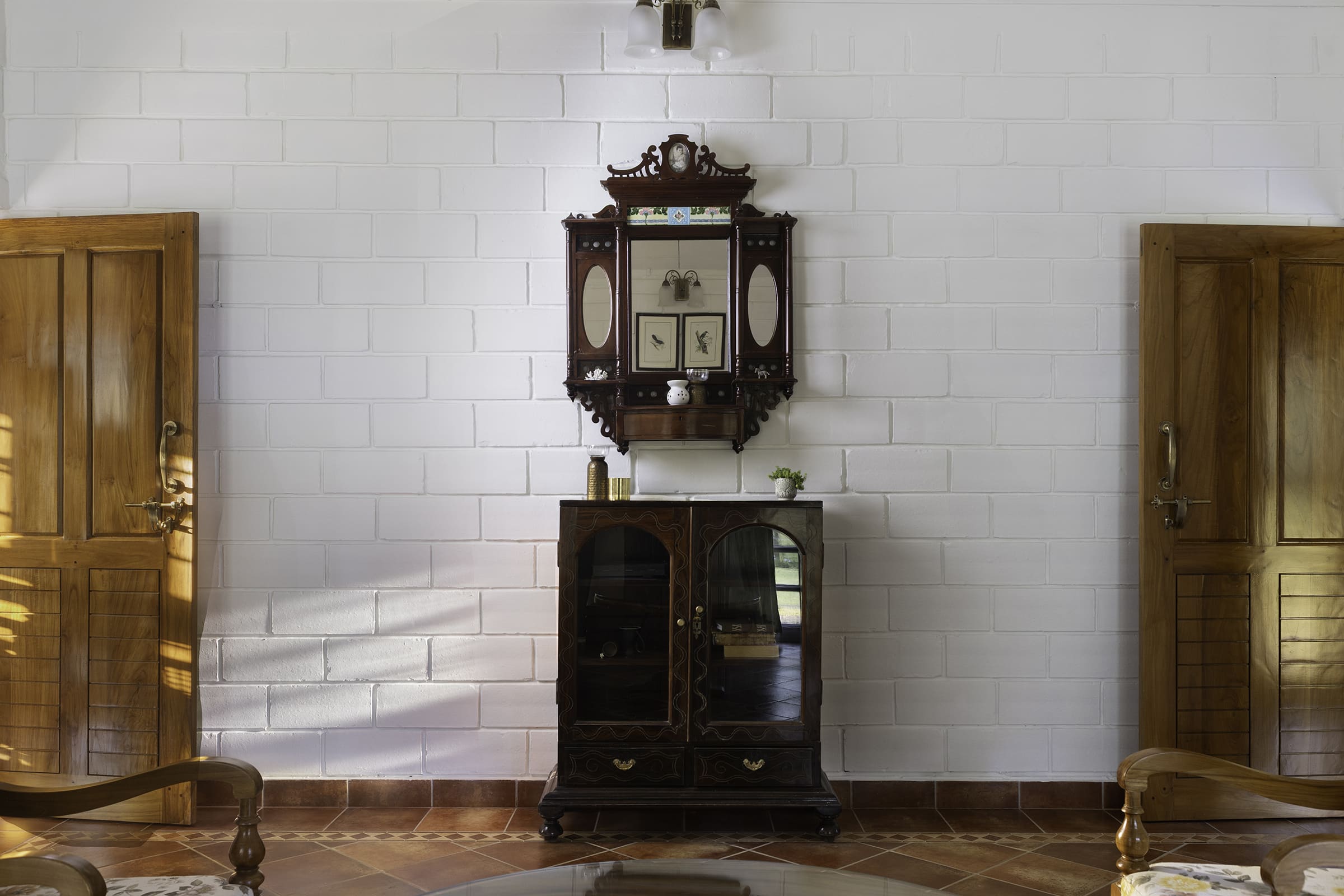 Sunlit interior details